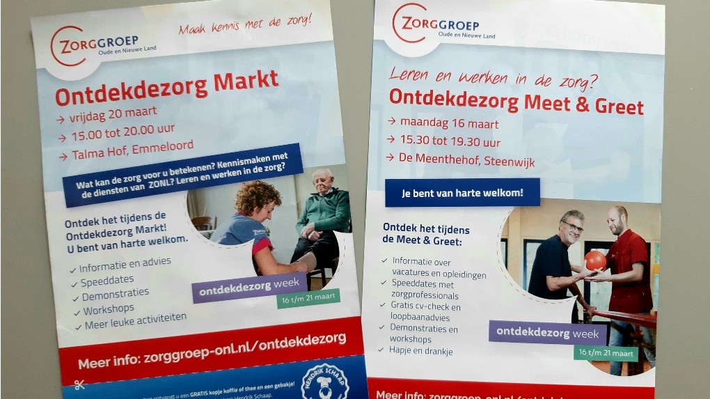 Afb: Ontdekdezorg week 2020: ontdek de zorg met ZONL!